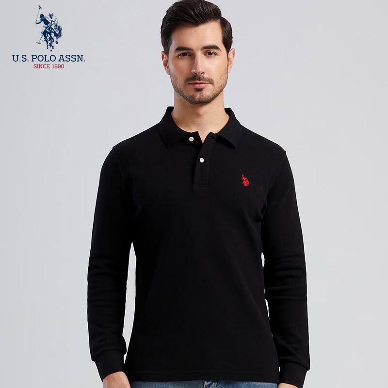 U.S. POLO ASSN. Men's Long-Sleeve Polo Shirt
