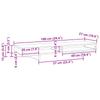 Monitor Stand Black 100 X 27 X 15 Cm Particleboard