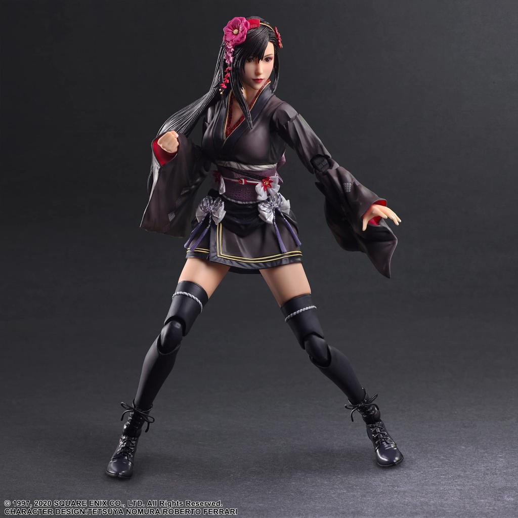 Final Fantasy VII Remake PLAY ARTS Kai Tifa Lockhart Exotic Dress Ver. PVC painted action figure