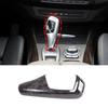 Forged Real Carbon Fiber Gear Shift Knob Cover Trim For BMW X5 2008-2013