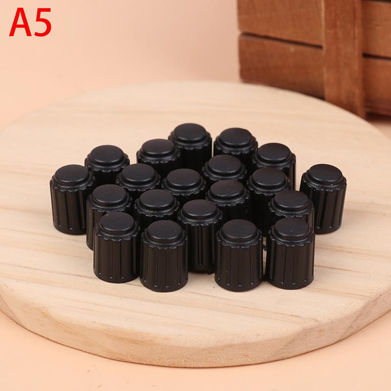20Pcs Dual Color Knob 10X12Mm Small Volume Adjustment Hat Flower Shaft Hole 6Mm Potentiometer Volume Switch Caps Control Knob
