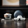 Panda Travel Tea Set Office Home Car Camping Ceramic One Pot Three Cups Outdoor Portable Express Cup