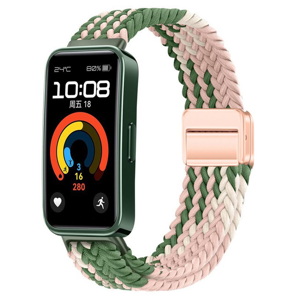 Nylon Strap For Huawei Band 10 9 8 Braided Comfortable Magnetic Buckle Adjustable Watchband Huanwei Band 10/9/8 Accessories Belt