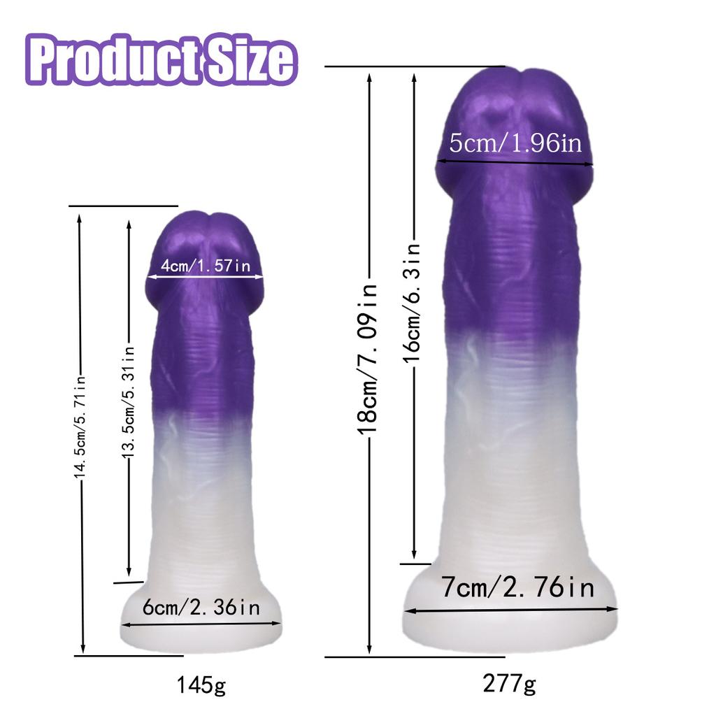 New Mushroom Head Artificial Phallus Massage Stick Prosthetic Penis Men and Women Masturbation Sex Toys