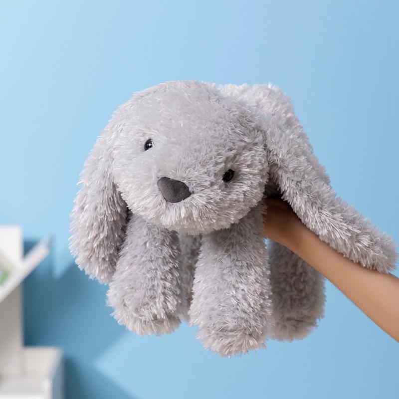 Cuddly Long-Eared Rabbit Plush Toy - Little White Healing Doll for Children