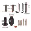 Versatile Fuel Injector Rail Remover & Seal Tool Rusts Resistant Tool Garage Repair Tool Set for Car  Engine Repairs