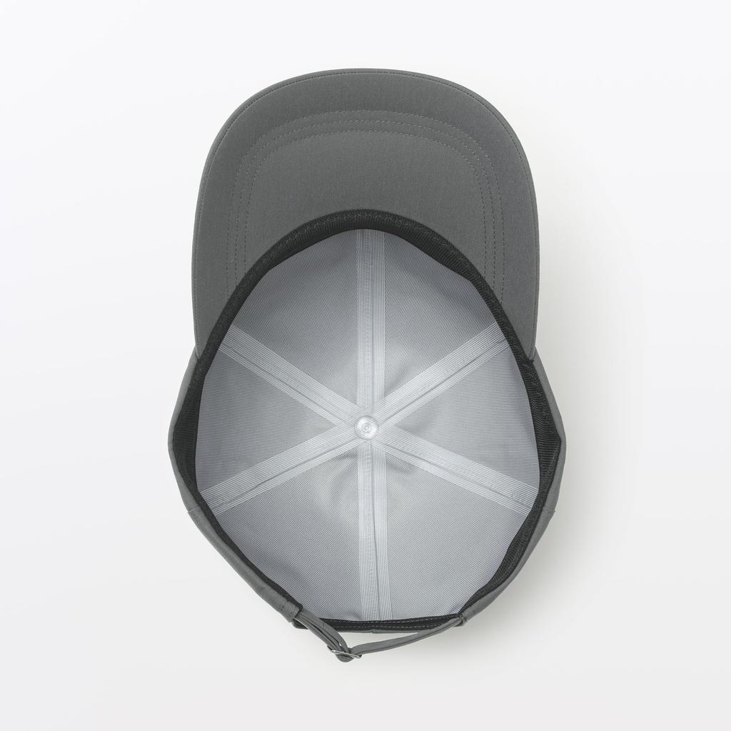 MUJI Cap UV Protection Breathable Water Repellent Water Resistant Seam Sealed Unisex Adult Charcoal Gray DBB09A6S 55-59cm