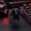 Wear-resistant Dog Figurine 3D Printed Three-Headed Figurine, 3 Heads Black Sculpture, Mythical Animal Ornament Horror for Home Office Bookshelf
