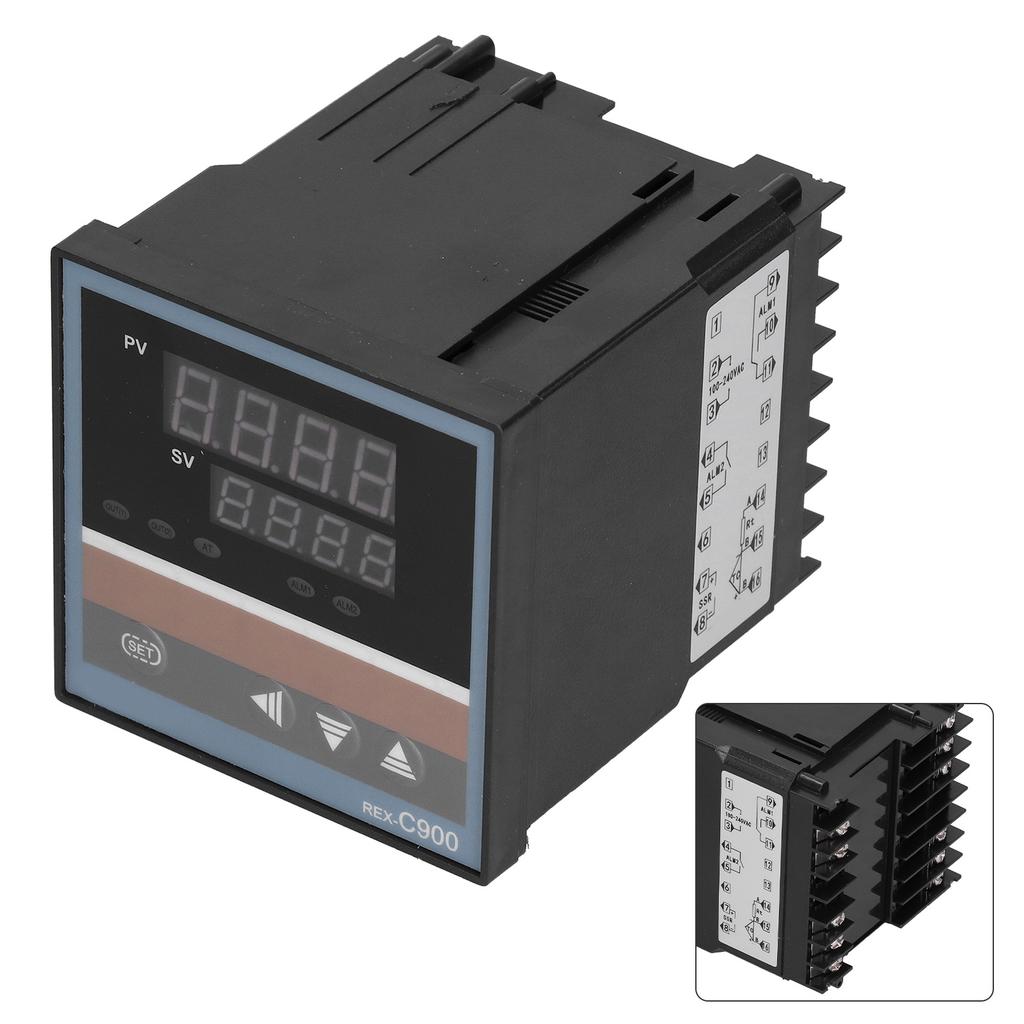 Controladores de Termostato de Temperatura PID Inteligentes Industriales con Salida de Estado Sólido