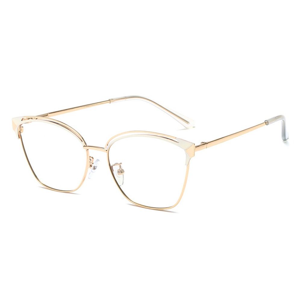 

Blue Ray Blocking Anti-Blue Light Glasses Eye Protection Ultralight Round Eyeglasses Metal Optical Spectacle Eyeglass Office