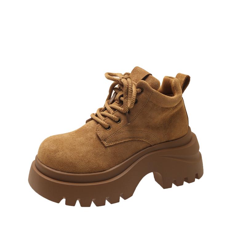 

Platform Women Ankle Boots Designer Lace Up Sport Shoes Winter New 2025 Fashion Brand Women s Boots Walking boot 35