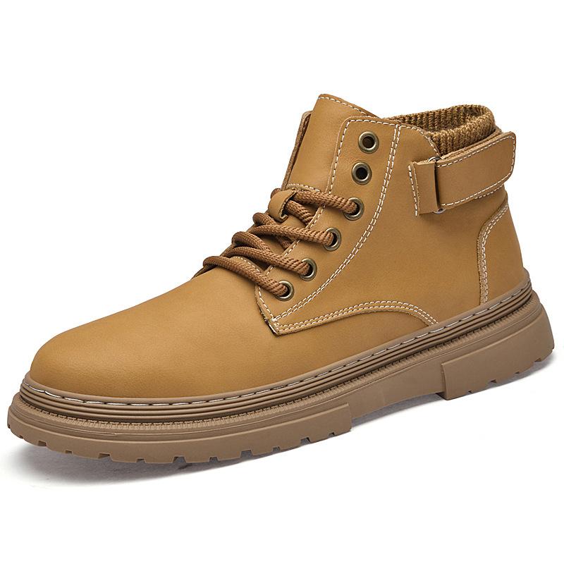 British Martin boots high-top winter men's shoes casual shoes outdoor breathable trendy British retro platform boots men