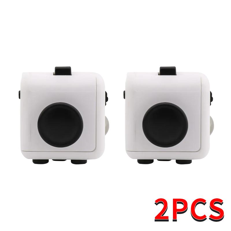 Fashion Decompression Dice Anti-Stress Relieve Adult Children Sensory Gift Fidget Toys Fingertip Press Button Toy For Kids