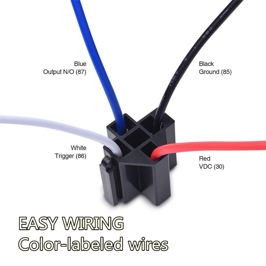 Car Relay Switch Harness Set 12V