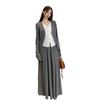 Wear a whole set of early autumn atmosphere, high-end knitted dresses, children's suits, new long dresses.