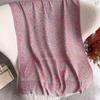 Imitation Cashmere Jacquard Ethnic Style Pink Purple Shawl With Female Travel Vacation Photo Scarf To Keep Warm