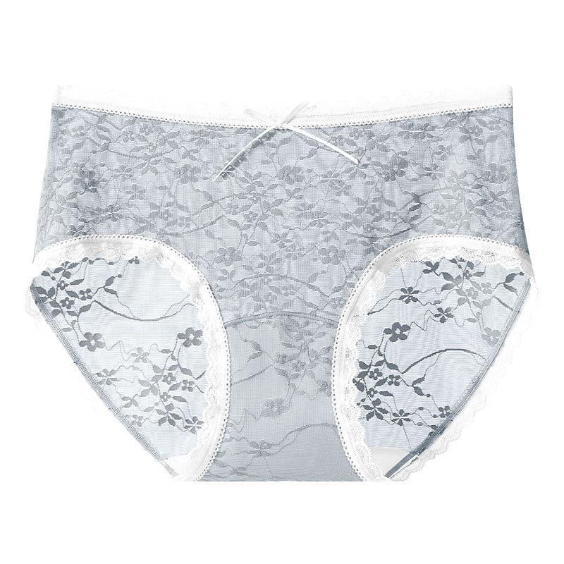 Slip a triangolo estivi da donna, nuovi, cinesi, sexy, in pizzo jacquard a rete, ad alta elasticità, a vita media