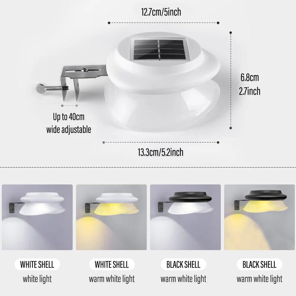 LED Solar Light, Waterproof Outdoor Garden Decoration Wall Light Suitable for Fence Garden Landscape Wall Walkway