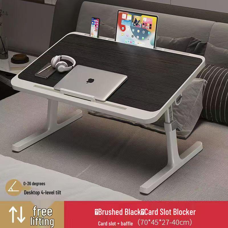 Foldable Bedside Table for Reading, Writing, and Computing - Ideal for Students and Dorms