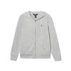 Polo Hoodie SS26 Pony Logo Stickerei Durchgehender Reißverschluss Langarm Kinder Kinder Hoodies 313833560-017