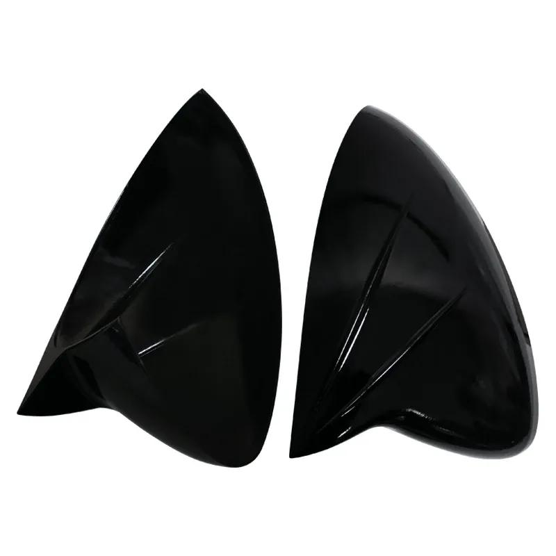 Real Carbon Fiber Car Side Mirror Covers Rearview Mirror Covers Caps Add On For Porsche Cayenne 2011-2014