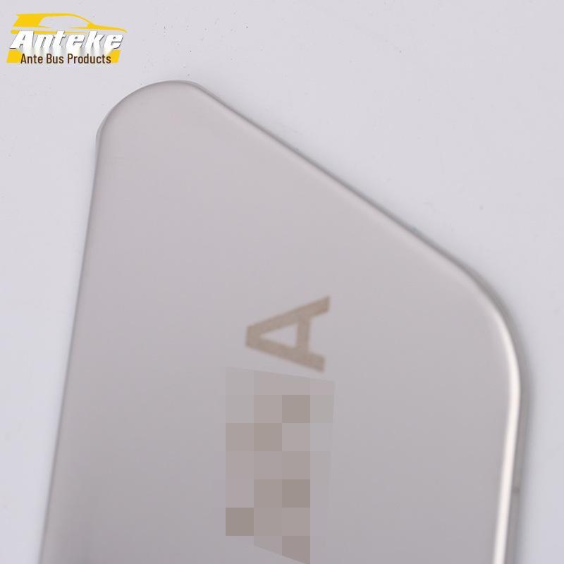 19-Piece Tiana Door Handle Bowl Protector - Stainless Steel, Anti-Scratch Decorative Panel Strip