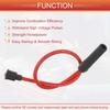 ACROPIX Motorcycle Spark Plug Coil Wire Ignition Coil Harness Cable 8mm for Harley Davidson
