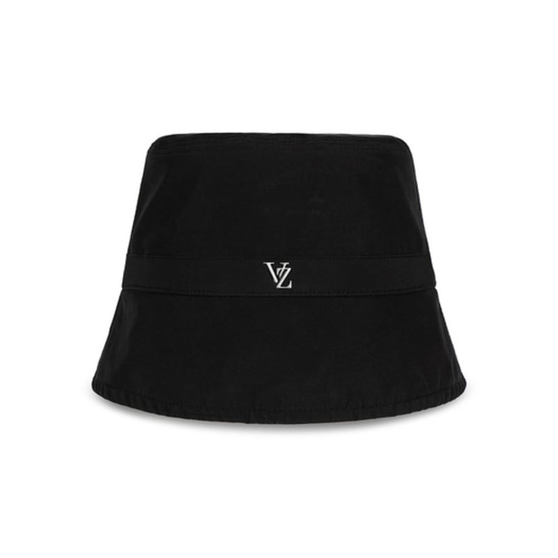 VARZAR VZ Studded Basic Drop Bucket Hat Black