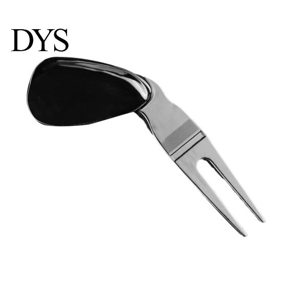 Golf Fork Ergonomic Design Multi-function Comfortable Grip Rustproof High-Hardness Training Divot Tool Aid Ultra-light Golfing Pitch Repair