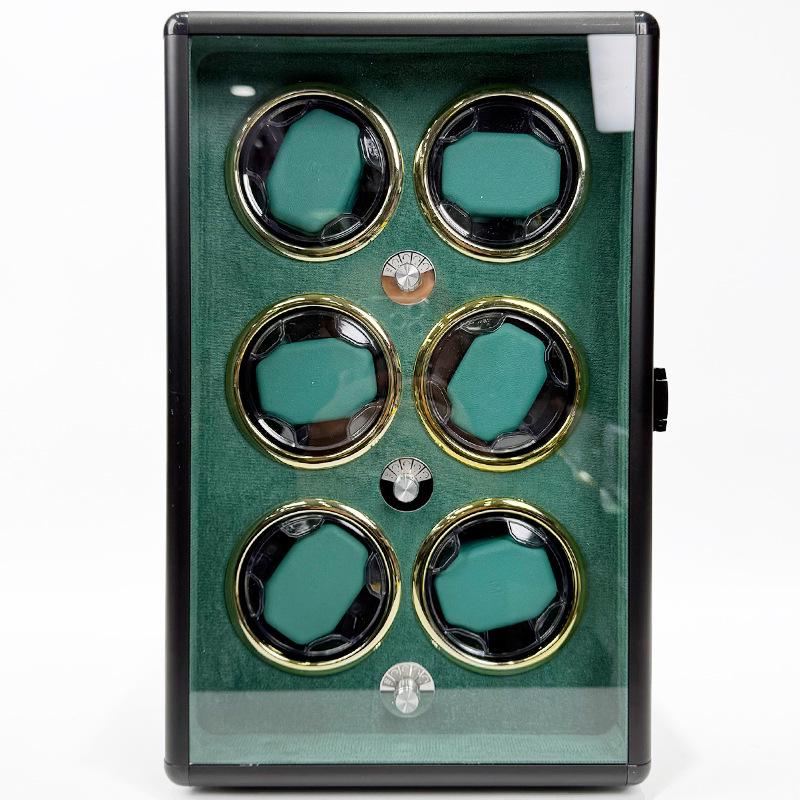 Aluminum Alloy Mechanical Watch Winder: Home Use Self-Winding Rotating Storage Box