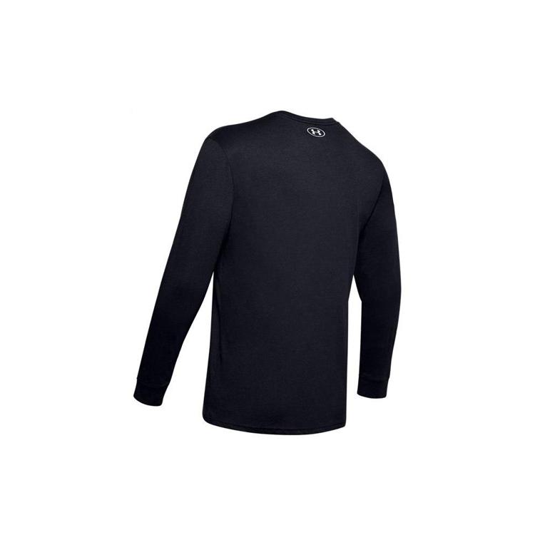 Under Armour T Shirts Men's Black Crew Neck Moderate 1351624-001
