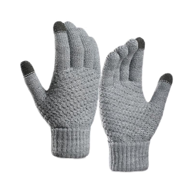 Unisex Winter Warm Strick 3-teiliges Accessoire-Set