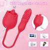 Rose-Toy Dildo Thrusting Vibrator for Women Egg Clitoris Sucker Stimulator Tongue Licking Adults Goods Sucking Sex Toys Female