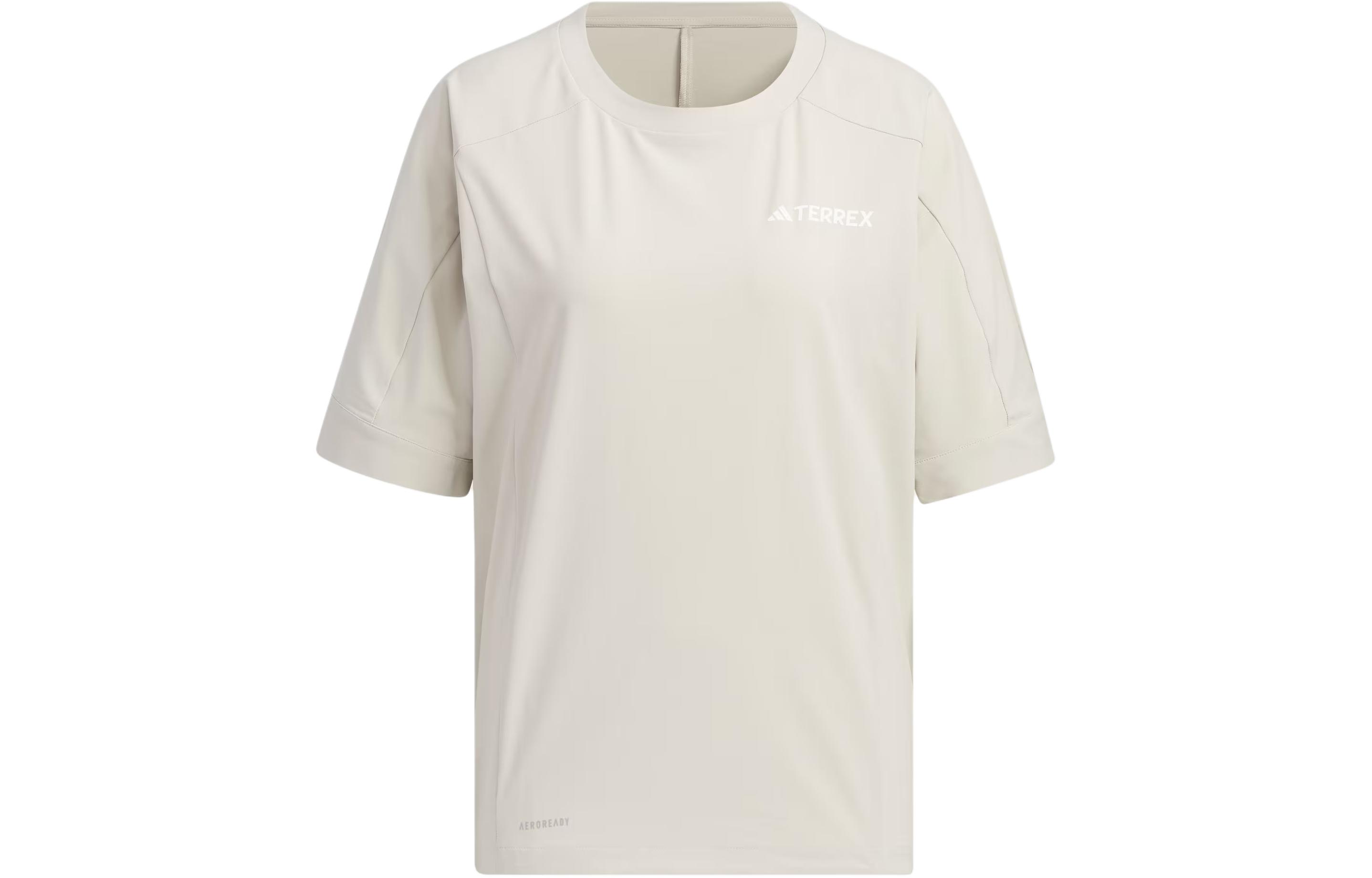 Adidas AEROREADY T Shirt Women s Light Gray IX0116 S
