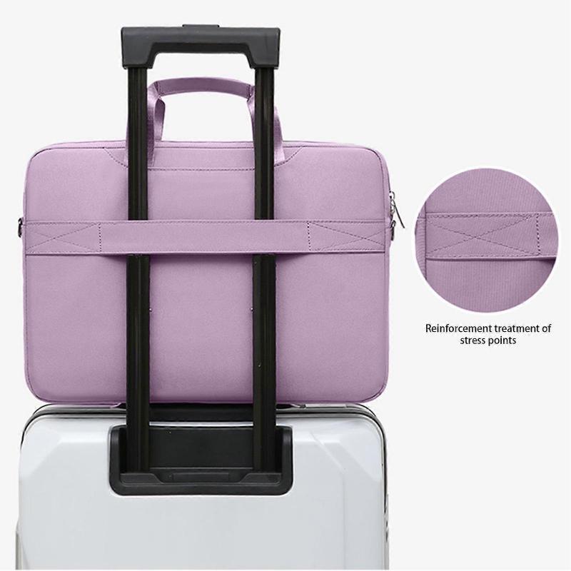 16 inch Laptop Computer PC Shoulder Bag Carrying Case,Water-Repellent Fabric Briefcase,Lightweight Toploader,Business Casual or School