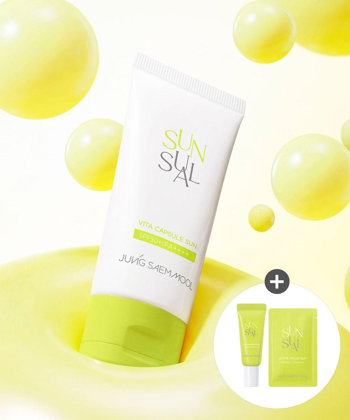 Sunsual Vita Capsule Sun (Vita Capsule Sun 5ml + Active Proof Sun 1ml Gift)