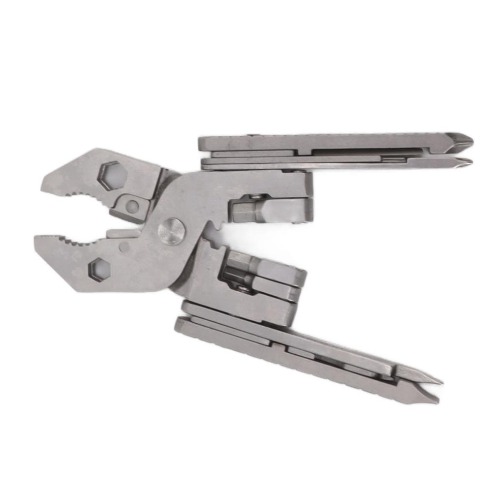 420 Edelstahl Multi-Tool Silber Outdoor-Werkzeug Robustes Multitool Zange Heimwerker