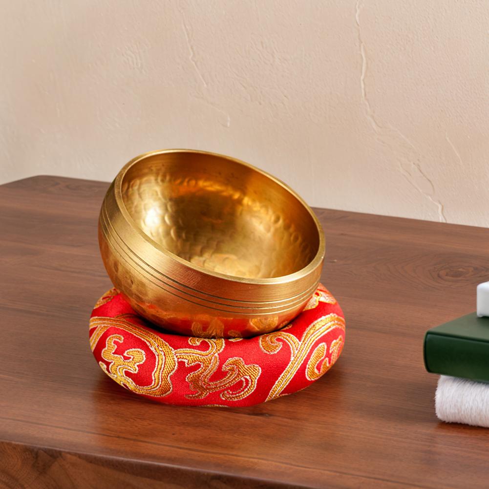 Zestaw tybetańskiej misy dźwiękowej Narzędzie do łagodzenia stresu Miska dźwiękowa do medytacji Miska do medytacji jogi Unikalne duchowe prezenty dla kobiet i mężczyzn