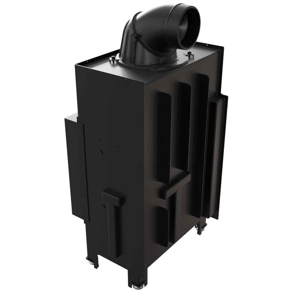 Luft Kamineinsatz KRATKI FLOKI S Links 8kW Rückgewinnung Stahl SET