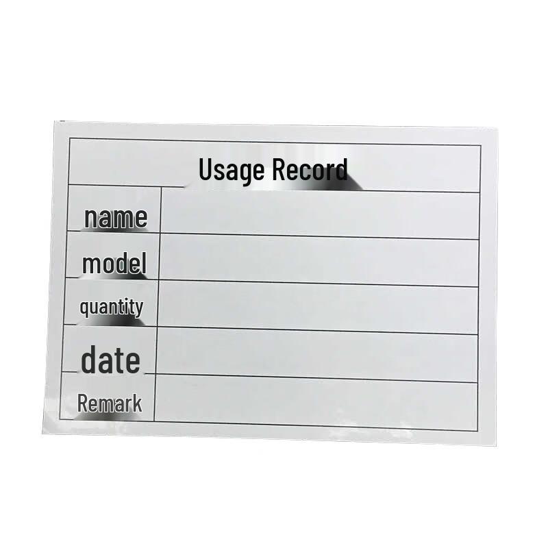 Usage Record Label Stickers