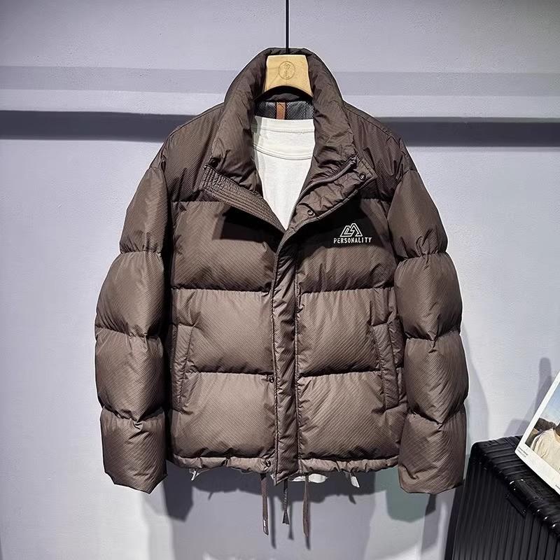 

Autumn and winter new stand-up collar down jacket men s autumn and winter high-end duck down jacket loose windproof warm down jacket cotton jacket 4XL