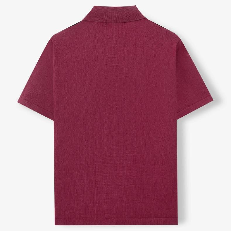 V Neck Shirts Short for Men Sleeve Button Down Polo Shirt Summer Beach Knitted Casual Shirt Tops Men's Breathable Lightweight Vacation Vintage Shirts