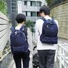 [Private Label] Backpack for Parents and Dads, with Odor-Resistant Etiquette Pocket, 11157, Navy, H46 X W33 X D14cm