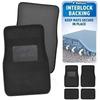 Universal Car Floor Mats PVC Material Non Slip Wearproof Easy Clean Velcro Backed for Interior Protection Decoration Car Mats