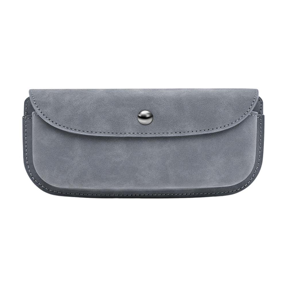 Easy To Install Car Sun Visor Organizer Space Saving Sun Visor Pocket Truck Suede Grey