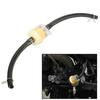 7Pcs Set Gasoline Filter with Oil Tube Hosepipe Clamp Fuel Petrol Inline Hose Pipe with Clips Universal Gas Fuel Oil Filter Pipe