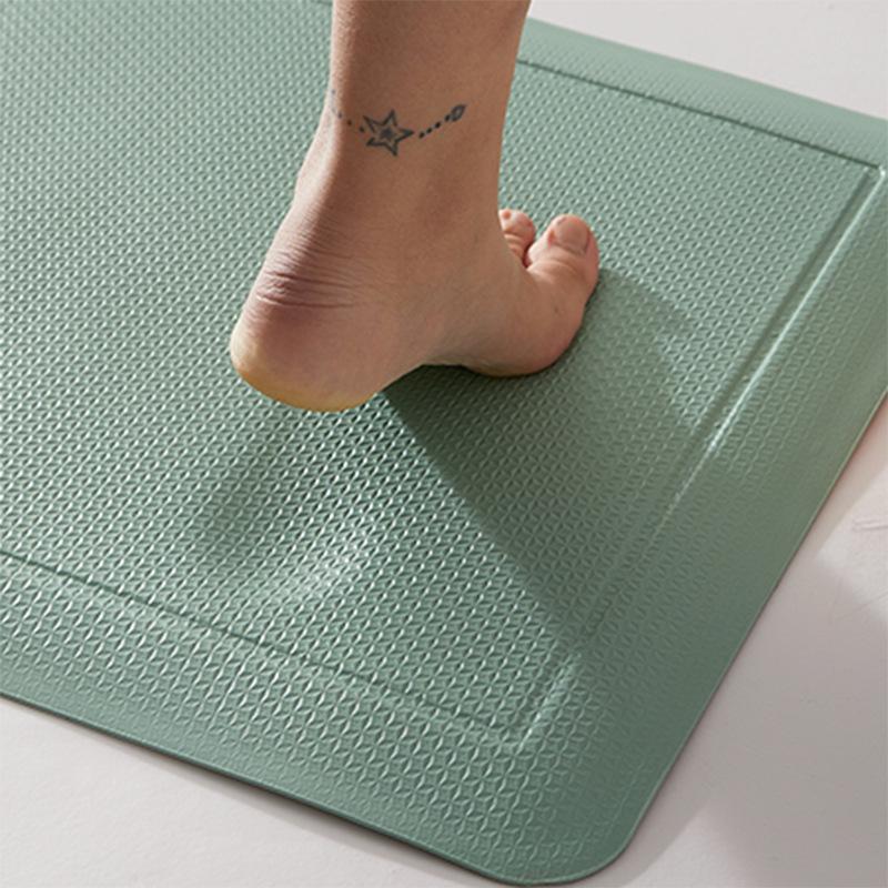 Dywaniki kuchenne w stylu nordyckim z grubego PVC, wodoodporne i odporne na olej, do użytku domowego, ze skóry pogrubionej, łatwe w pielęgnacji