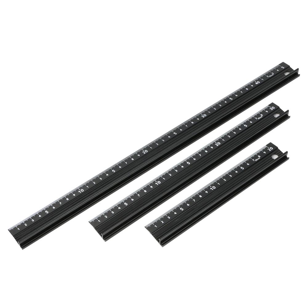 Anti Slip Aluminum Alloy Protection Woodworking Architect Engineer Scale Ruler
