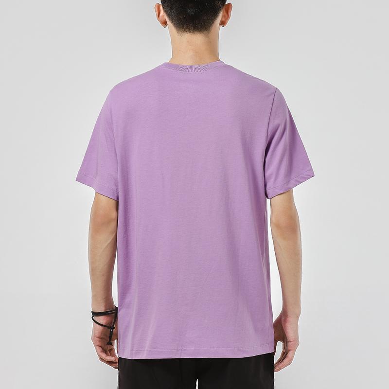 Nike Tiger Pattern Logo Sport Casual Short Sleeve T-Shirt Men Tops Purple DJ1406-589
