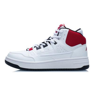 Li Ning Youth  Sports Casual Shoes Kids Shoes White Red YKCR228-3